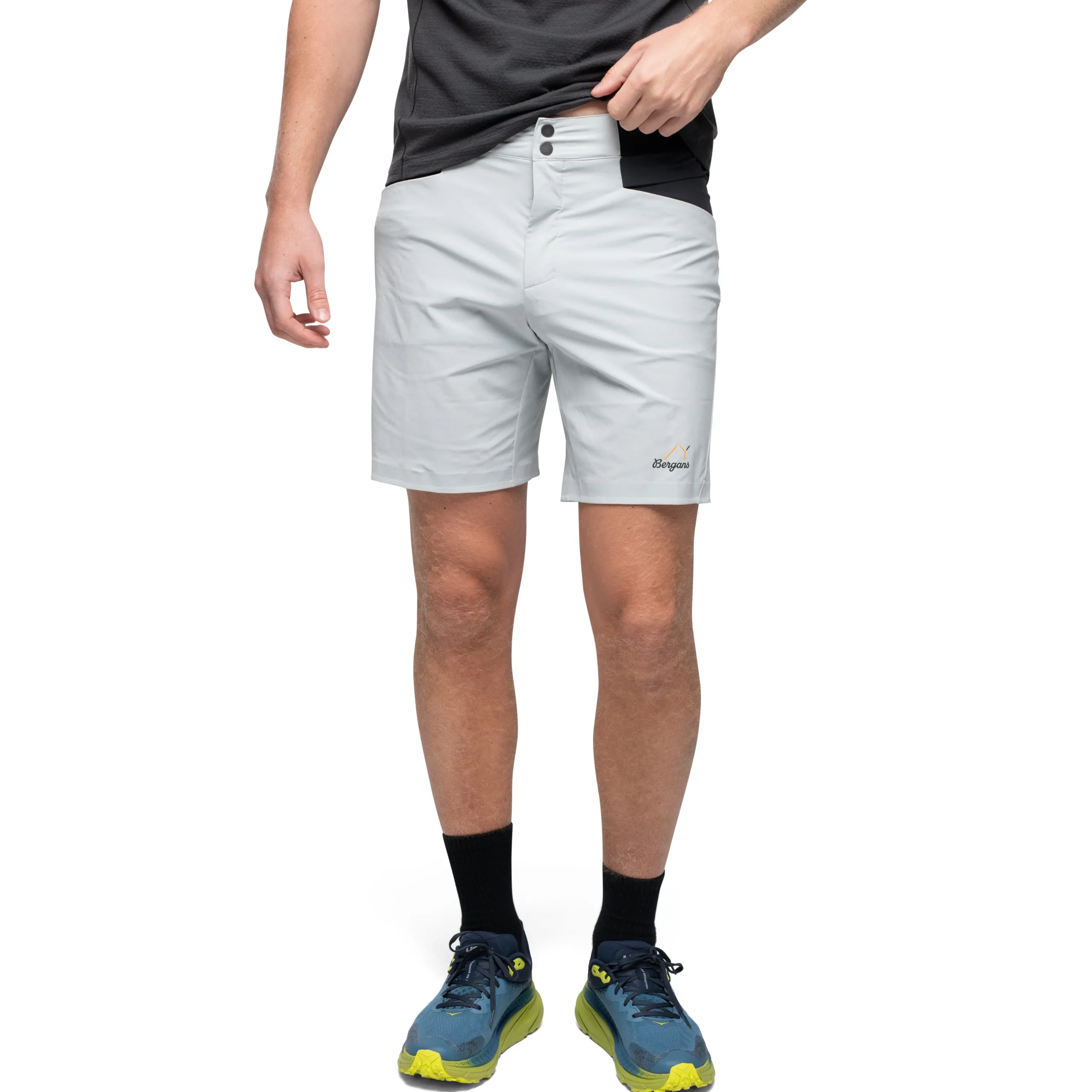 Online Bergans Y LightLine Vapor Shorts Men - Pearl Grey