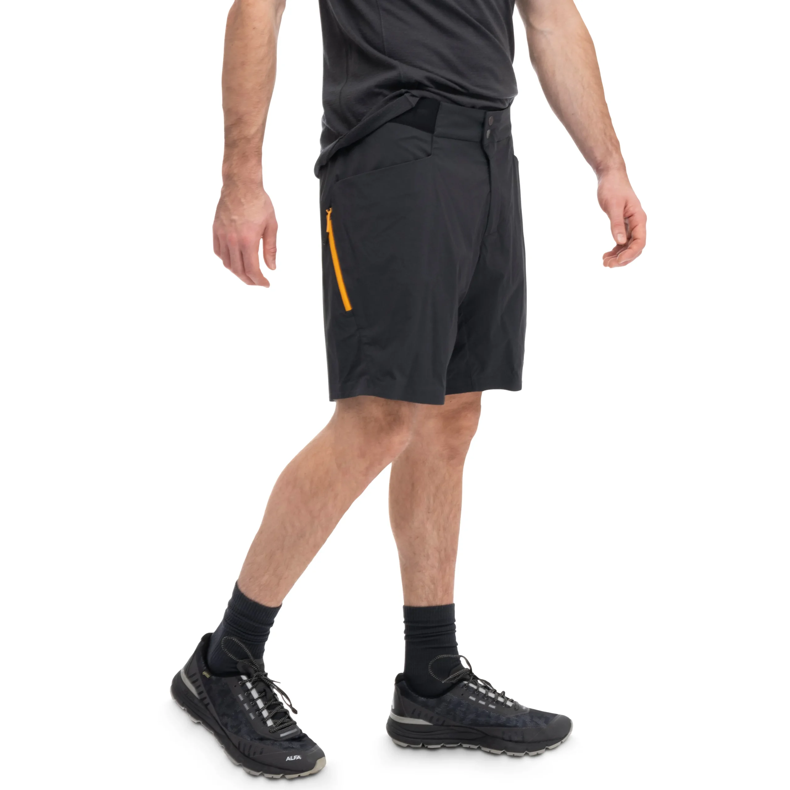 New Bergans Y LightLine Vapor V2 Shorts Men - Dark Shadow Grey