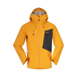 Clearance Bergans Y MountainLine Breathe 3L Shell Jacket Men - Mango Yellow