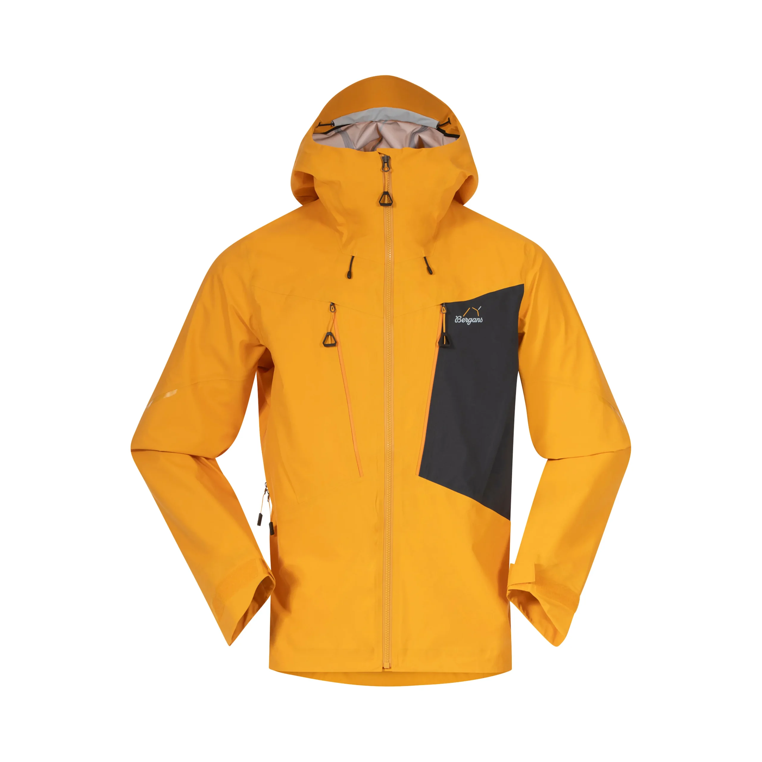 Clearance Bergans Y MountainLine Breathe 3L Shell Jacket Men - Mango Yellow