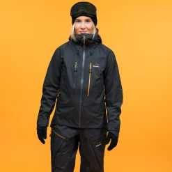 Store Bergans Y MountainLine Breathe 3L Shell Jacket Women - Dark Shadow Grey