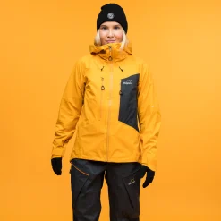 Best Bergans Y MountainLine Breathe 3L Shell Jacket Women - Mango Yellow