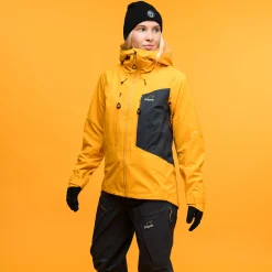 Best Bergans Y MountainLine Breathe 3L Shell Jacket Women - Mango Yellow