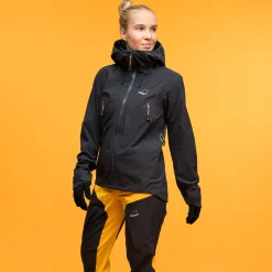 New Bergans Y MountainLine Hybrid Softshell Jacket Women - Dark Shadow Grey