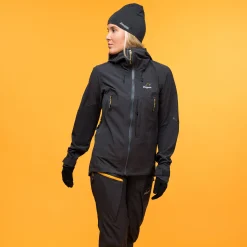 New Bergans Y MountainLine Hybrid Softshell Jacket Women - Dark Shadow Grey