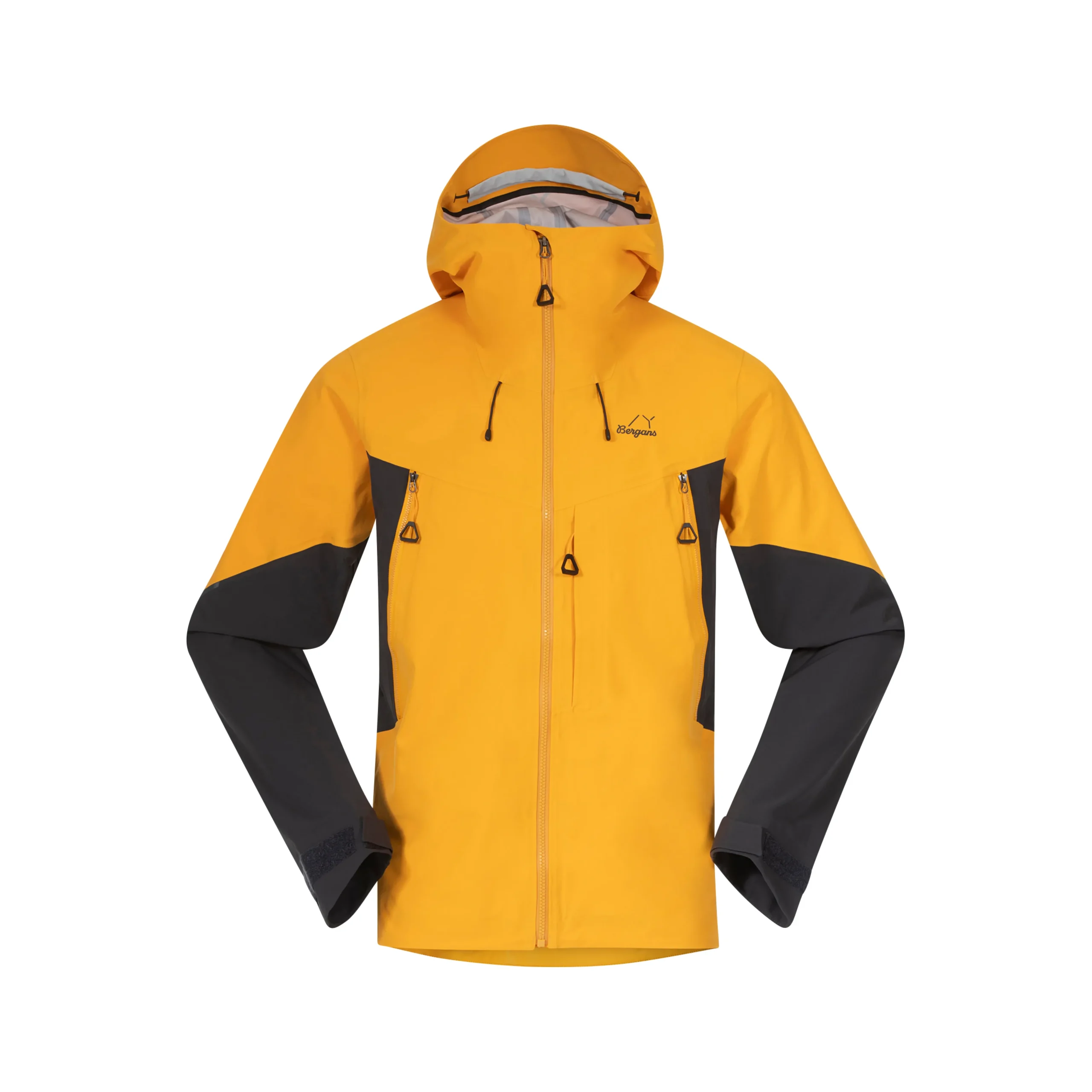 Online Bergans Y MountainLine Hybrid Softshell Jacket Men - Mango Yellow / Dark Shadow Grey