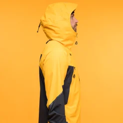 Online Bergans Y MountainLine Hybrid Softshell Jacket Men - Mango Yellow / Dark Shadow Grey