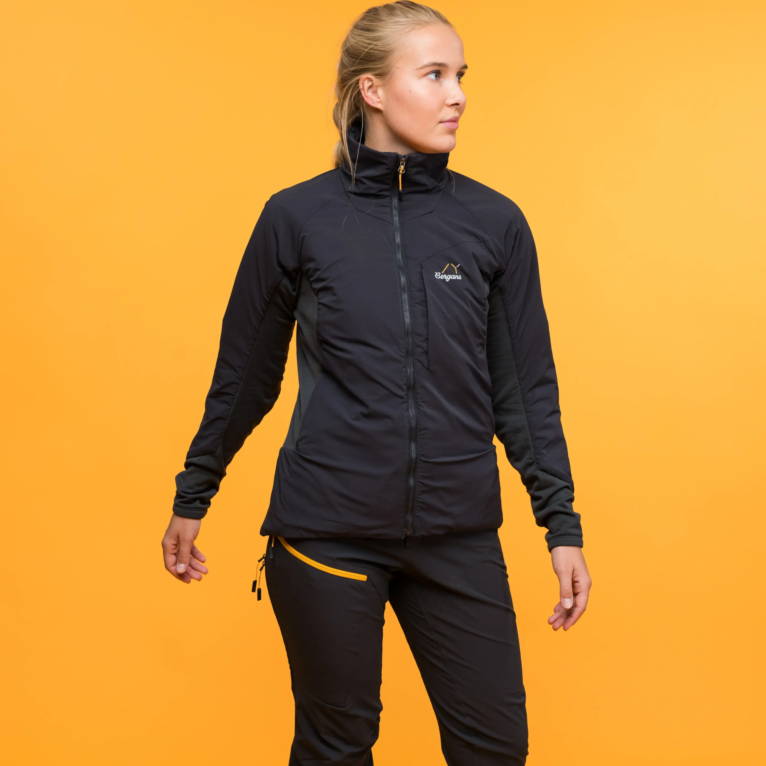Store Bergans Y MountainLine Light Insulated Air Jacket Women - Dark Shadow Grey
