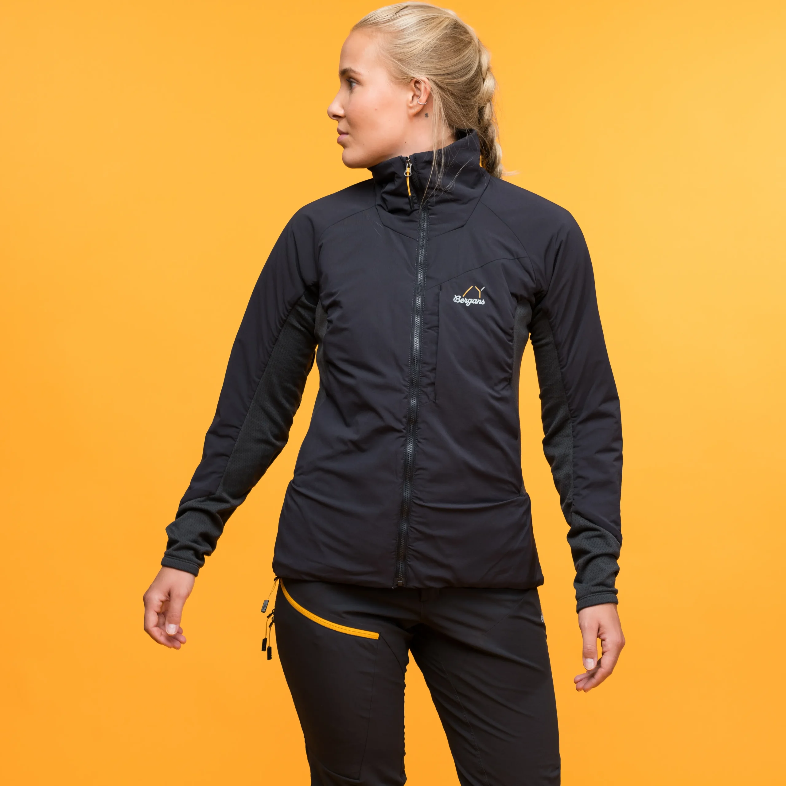 Store Bergans Y MountainLine Light Insulated Air Jacket Women - Dark Shadow Grey