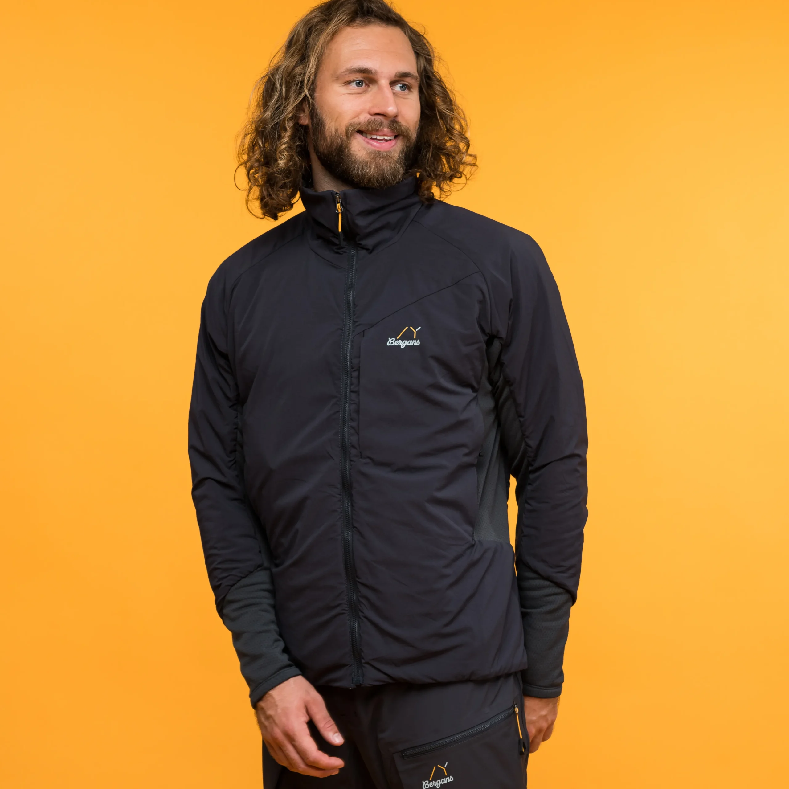 Online Bergans Y MountainLine Light Insulated Air Jacket Men - Dark Shadow Grey
