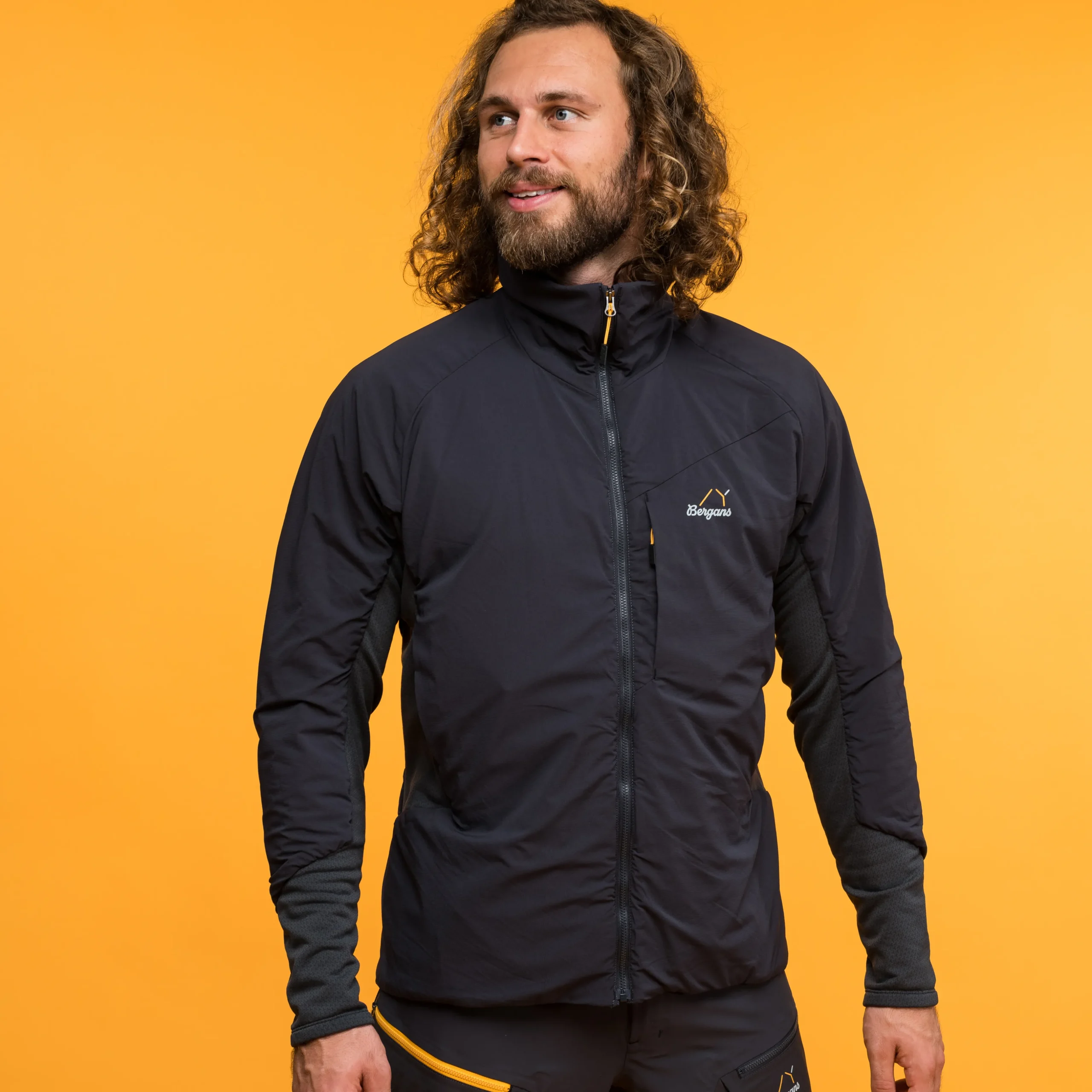 Online Bergans Y MountainLine Light Insulated Air Jacket Men - Dark Shadow Grey