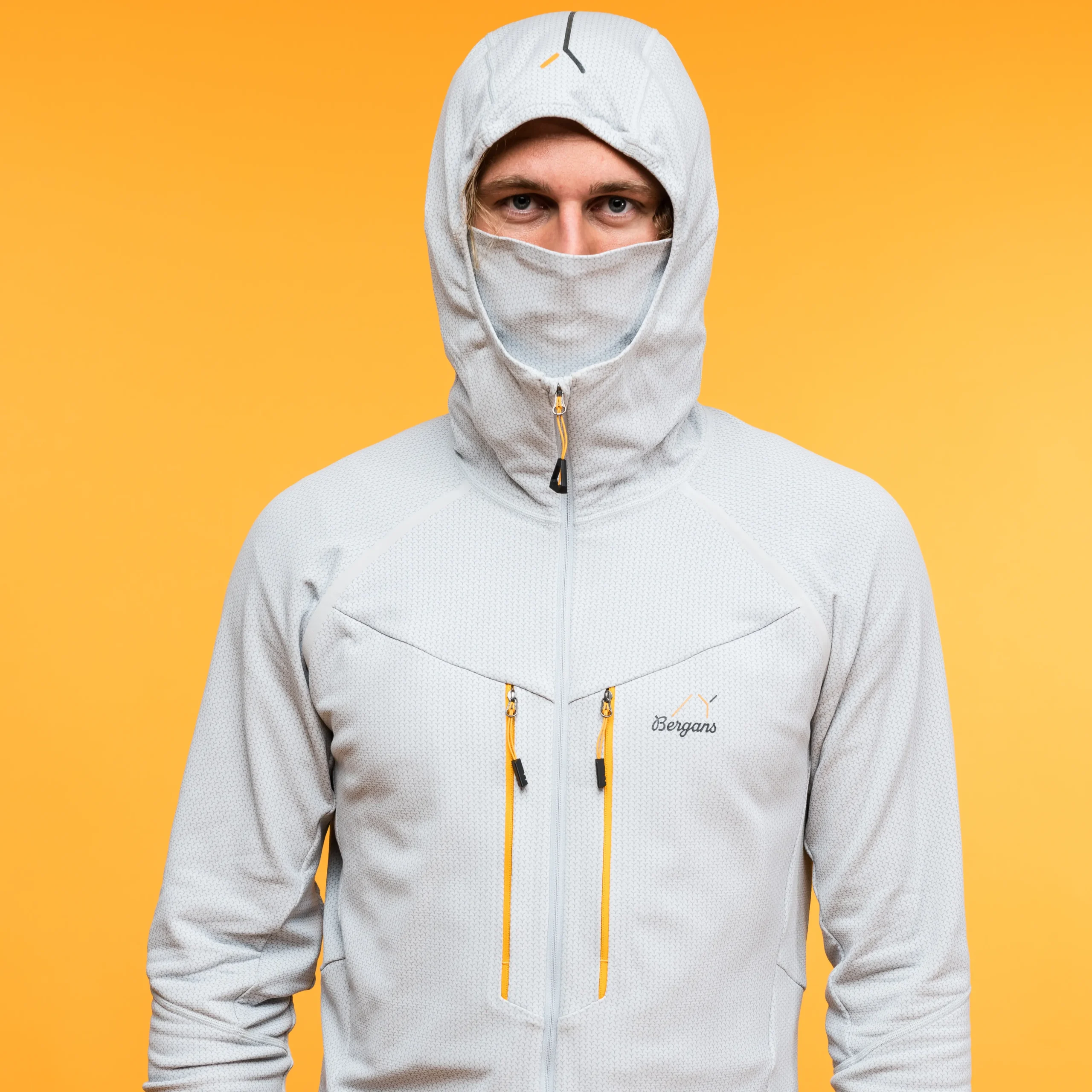 New Bergans Y MountainLine Wooltech Midlayer Jacket Men - Pearl Grey