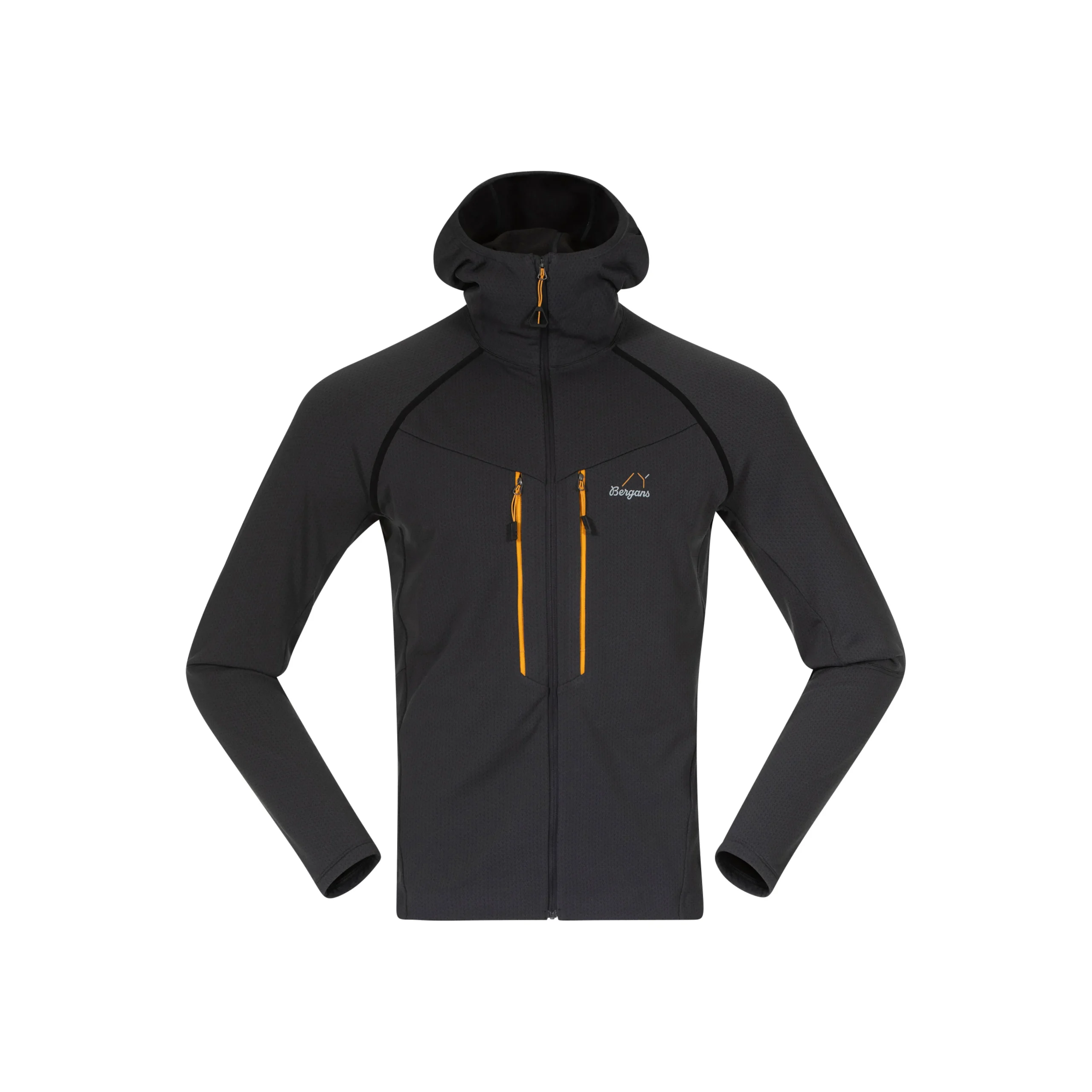 Best Bergans Y MountainLine Wooltech Midlayer Jacket Men - Dark Shadow Grey