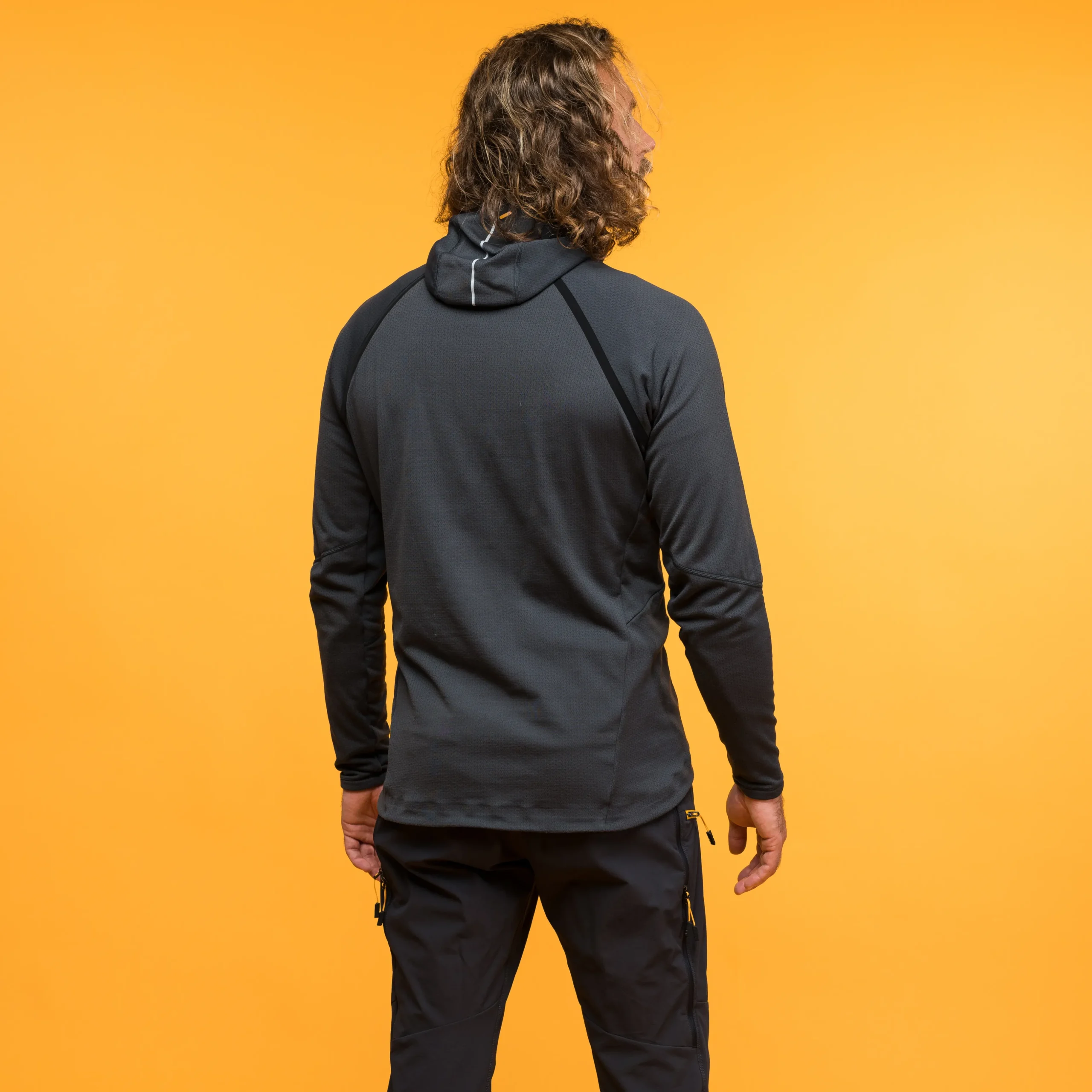 Best Bergans Y MountainLine Wooltech Midlayer Jacket Men - Dark Shadow Grey