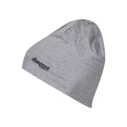 Hot Bergans Youth Cotton Beanie - Grey Melange
